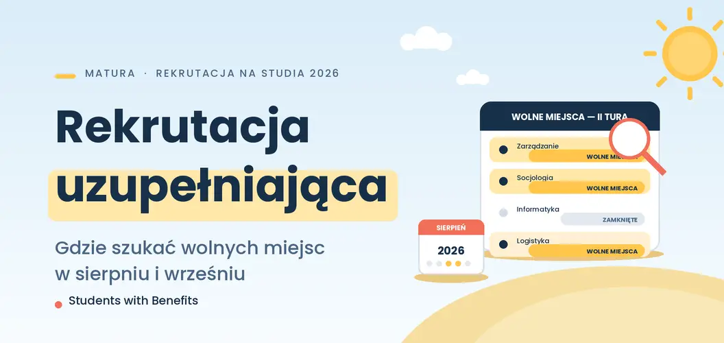 Rekrutacja uzupełniająca na studia 2026 – jak znaleźć wolne miejsca w sierpniu