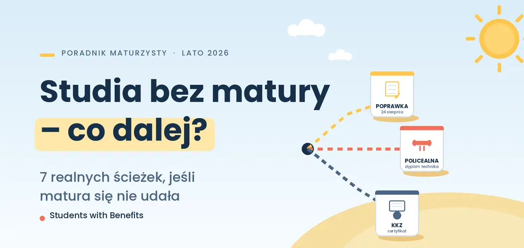 Studia bez matury 2026 – 7 realnych ścieżek po niezdanym egzaminie