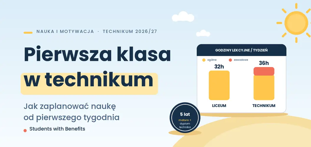 Nauka w pierwszej klasie technikum – jak zacząć KATEGORIA: Nauka i motywacja