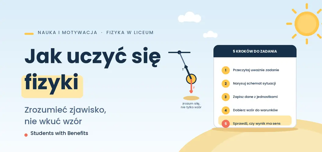 Jak uczyć się fizyki w liceum – zrozumieć, nie wkuć