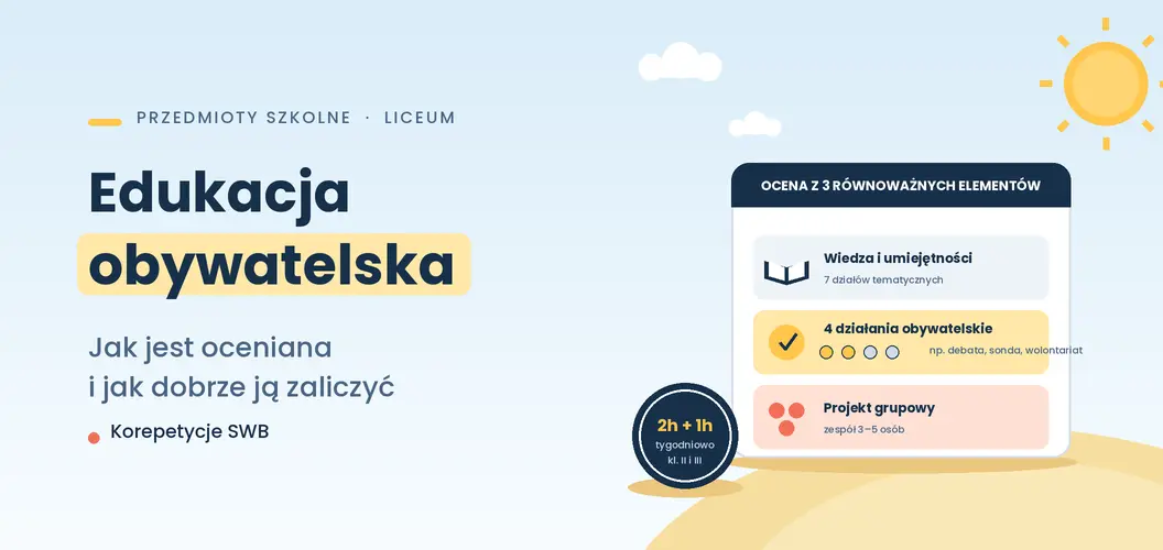 Edukacja obywatelska w liceum – jak zaliczyć